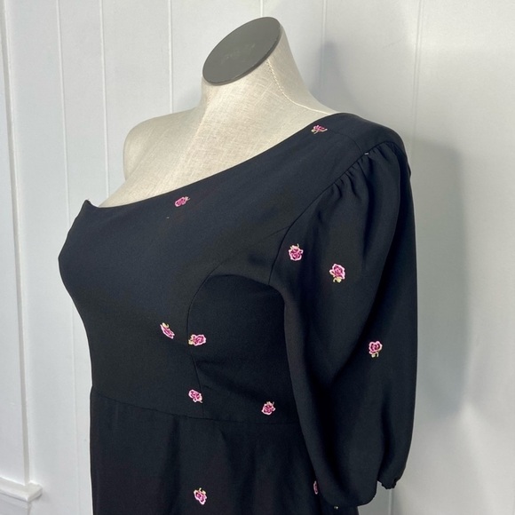 NWT Park & Fifth Carall Mini Dress in Rosebud Women’s Size Large One Shoulder - Picture 4 of 9